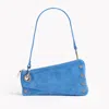 Hammitt Nash Pochette Hydrangea Suede Silver