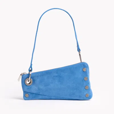 Hammitt Nash Pochette Hydrangea Suede Silver
