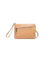 Hammitt Nash Small Leather Crossbody Wristlet In Biscotti