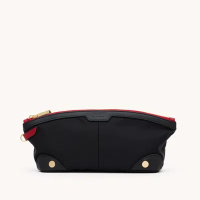 Hammitt Nicky Black Nylon Gold Red Zip