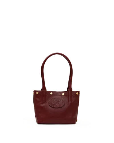 Hammitt Olympia Cherrywood Pebble Brushed Gold Sml