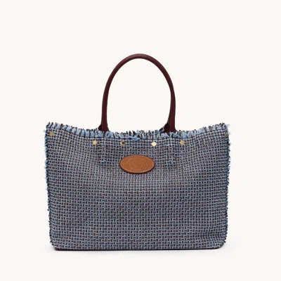 Hammitt Olympia Tote Blueberry Sorbet Gold