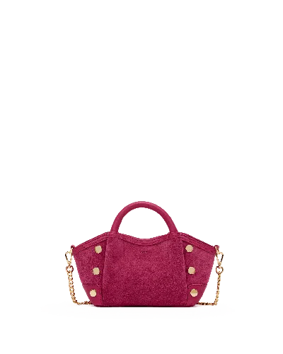 Hammitt Paul Calypso Suede Gold Mini In White