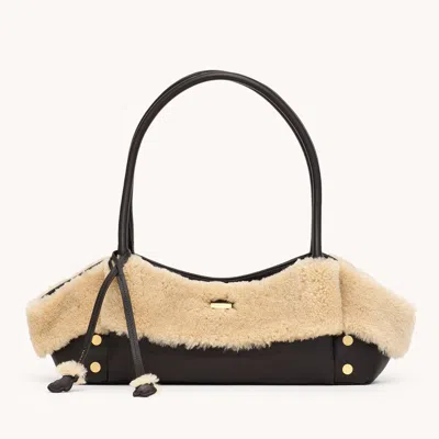 Hammitt Paul Short Sundance Shearling Brushed Gold