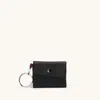 Hammitt Royce Card Holder Black Gunmetal