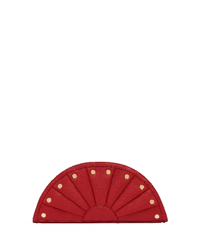 Hammitt Shelley Clutch Chili Red Gold