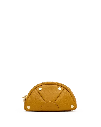 Hammitt Shelley Pouch Huntington Smooth Gold In Yellow