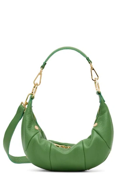 Hammitt Small Erica Leather Shoulder Bag In Calypso Pebble/gold