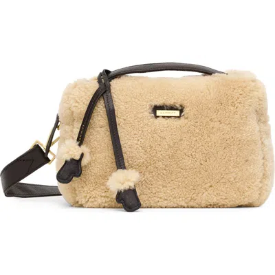 Hammitt Small Evan Genuine Shearling Crossbody Bag