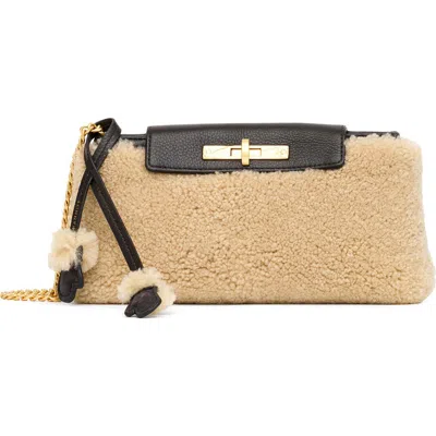 Hammitt Small Genuine Shearling Crossbody Bag