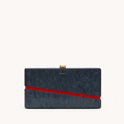 Hammitt Soiree Clutch Carrara Black Brushed Gold Med