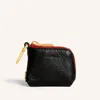 Hammitt Syd Pouch Black Brushed Gold Red Zip