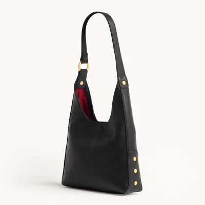 Hammitt Tim Black Brushed Gold Med