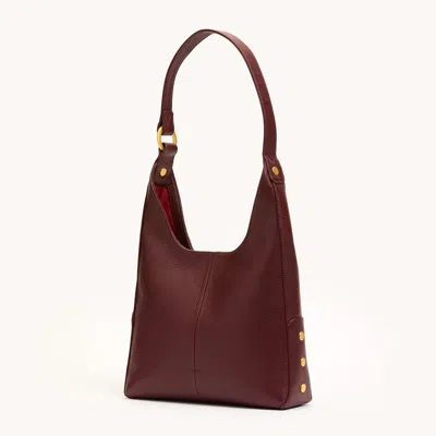 Hammitt Tim Cherrywood Pebble Brushed Gold Med