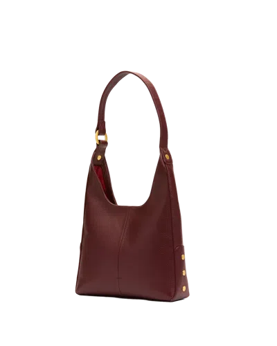 Hammitt Tim Cherrywood Pebble Brushed Gold Med