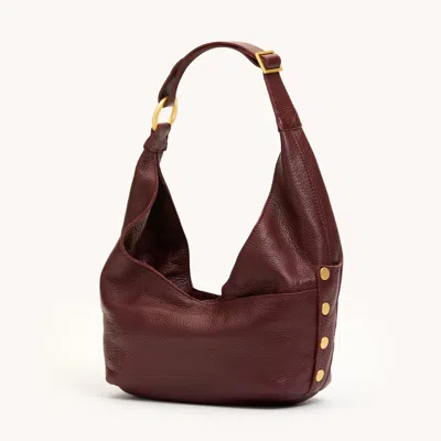 Hammitt Tom Cherrywood Pebble Brushed Gold Med
