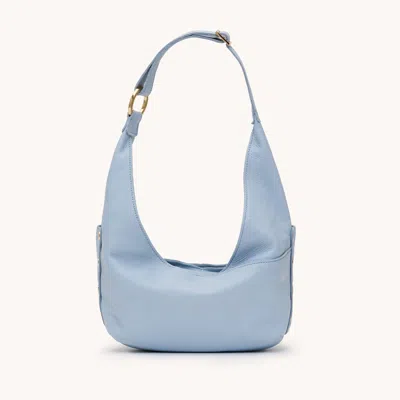 Hammitt Tom Zip Hazy Blue Gold Med