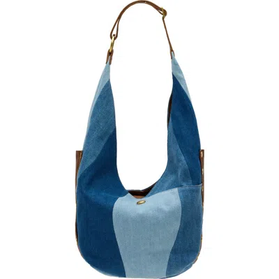 Hammitt Tom Zip Hobo Bag In Blue