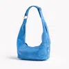 Hammitt Tom Zip Hydrangea Suede Silver Med