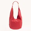 Hammitt Tom Zip Poppy Red Brushed Gold Lrg