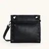 Hammitt Tony Black Gunmetal Med