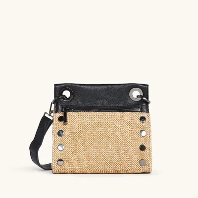 Hammitt Tony Chaparral Raffia Gunmetal Sml