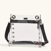 Hammitt Tony Clear Black Gunmetal Med