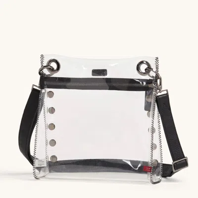 Hammitt Tony Clear Black Gunmetal Med