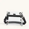 Hammitt Tony Clear Black Gunmetal Sml