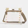 Hammitt Tony Clear Pewter Brushed Gold Med