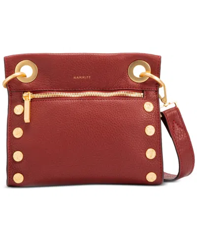 Hammitt Tony Small Leather Crossbody In Pom Red