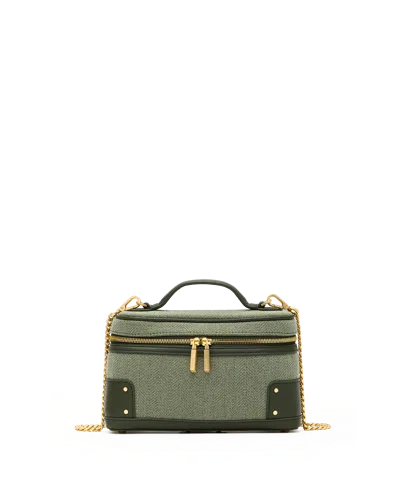 Hammitt Vanna Case Twin Crest Brushed Gold