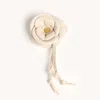 Hammitt Vince Floral Charm Calla Lily White Brushed Gold
