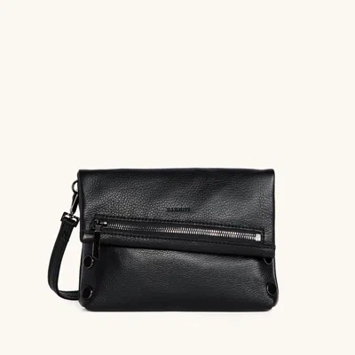 Hammitt Vip Black Gunmetal Sml