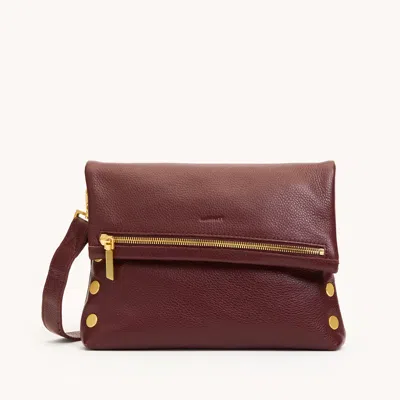 Hammitt Vip Cherrywood Pebble Brushed Gold Med