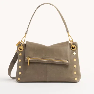 Hammitt Vip Grand Pewter Brushed Gold