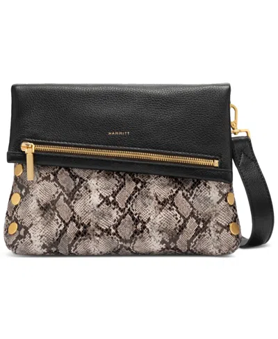 Hammitt Vip Medium Leather Crossbody In Contrast S