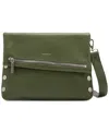 Hammitt Vip Medium Leather Crossbody In Dark Green