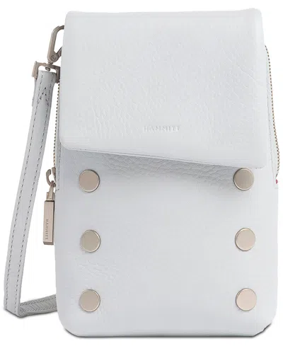 Hammitt Vip Mini Mobile Leather Crossbody In White