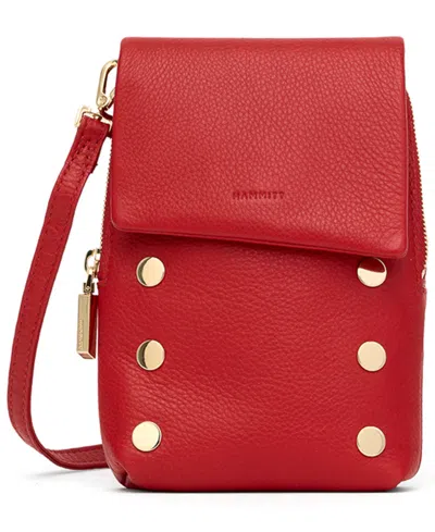 Hammitt Vip Mini Mobile Leather Crossbody In Red