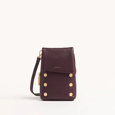 Hammitt Vip Mobile Cabernet Pebble Brushed Gold