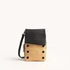 Hammitt Vip Mobile Chaparral Raffia Gunmetal