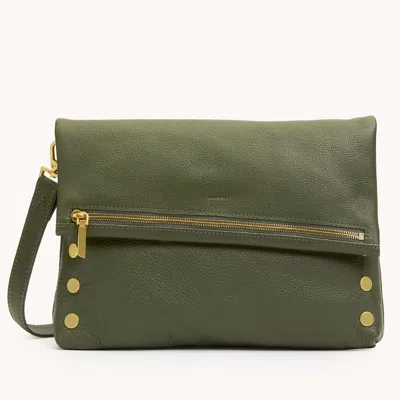 Hammitt Vip Olive Brushed Gold Lrg In Purple