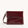 Hammitt Vip Pirouette Patent Gunmetal Med