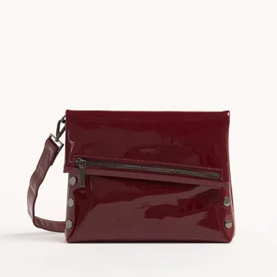 Hammitt Vip Pirouette Patent Gunmetal Med