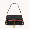Hammitt Vip Project Speakeasy Brushed Gold Red Zip