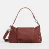 Hammitt Vip Satchel Baroque Brown Gunmetal