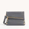 Hammitt Vip Sonnet Grey Brushed Gold Med