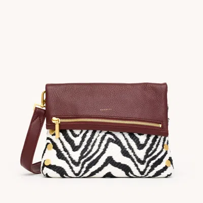 Hammitt Vip Zebra Brushed Gold Med