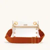 Hammitt Webbing Crossbody Strap Candlelight Orange Brushed Gold